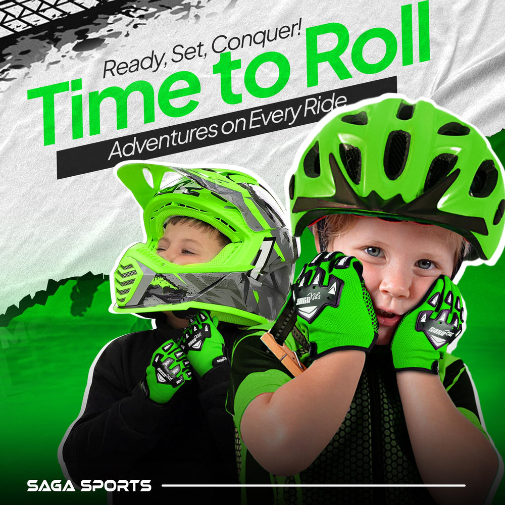 SAGA SPORTS youth riding gloves provide air flow to stay cool on hot days