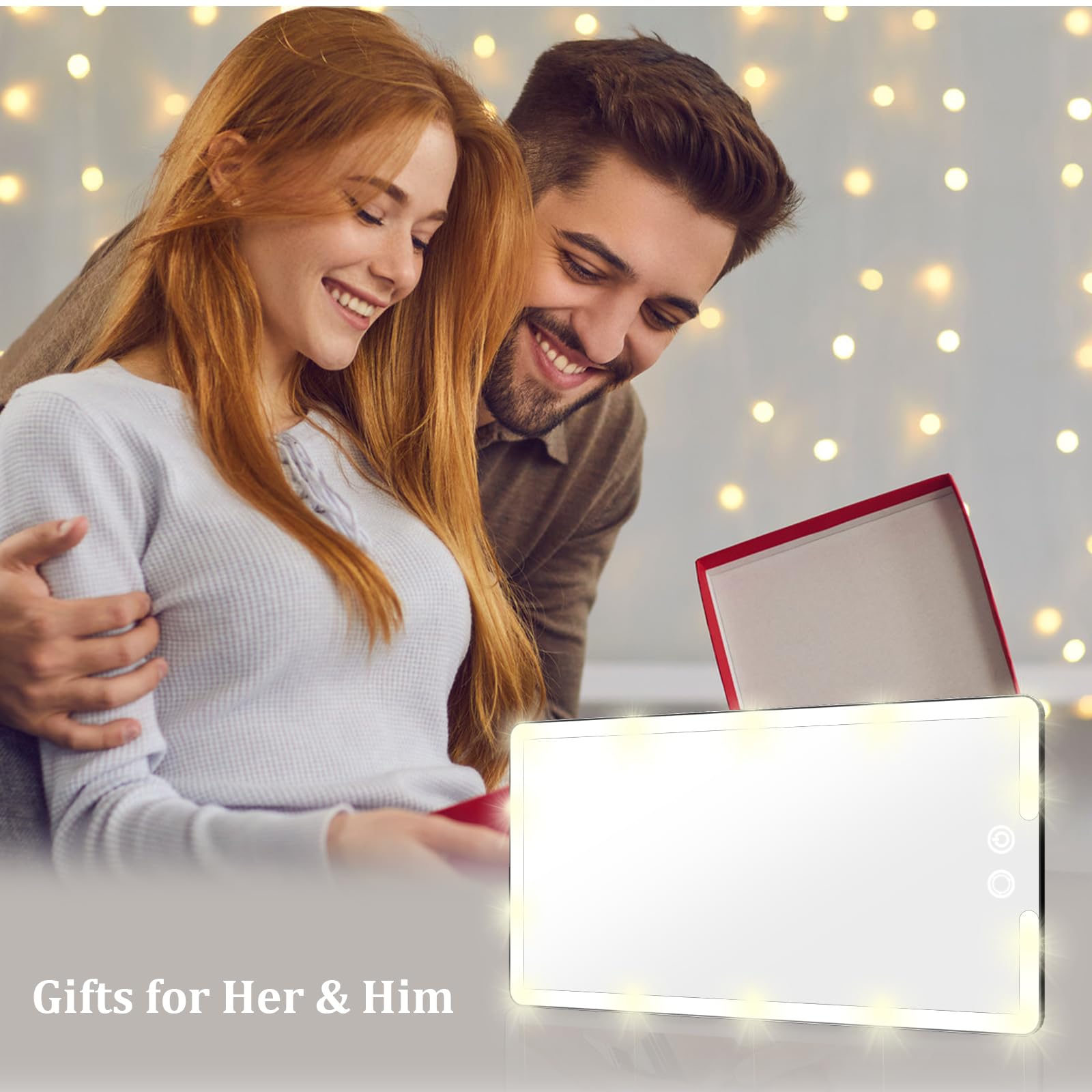 Saiggnyy Led Sun Visor Mirror handheld use for on the go touchups