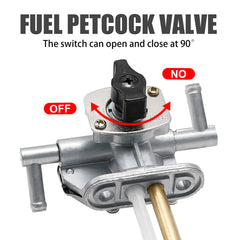 Saihisday fuel petcock replacement for Suzuki LTZ 400 compatible with KFX 400