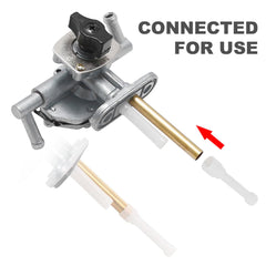 Saihisday fuel valve installation enables quick, tool-free fit for compatible bikes