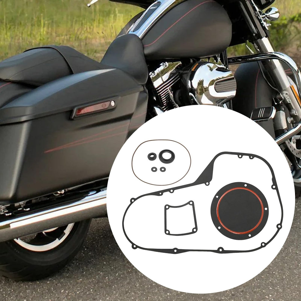 Saihisday locating screw gasket kit for Harley, includes comprehensive components.
