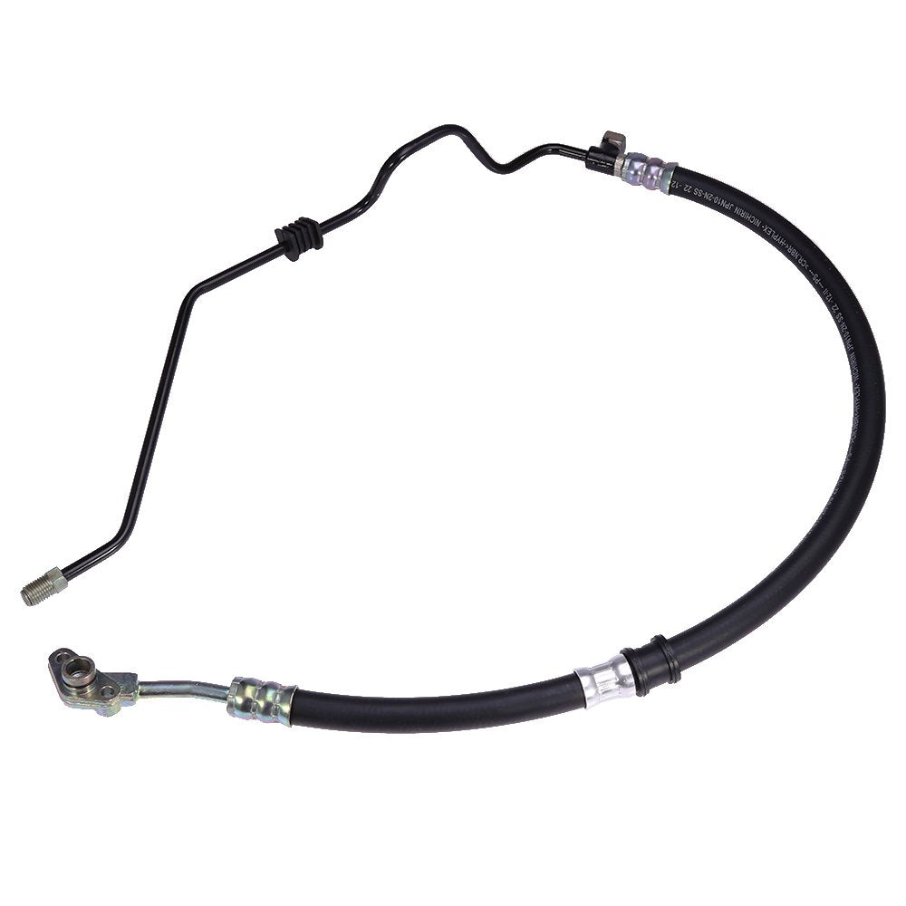 Saihisday power steering hose assembly, top angle view, leak prevention potential.