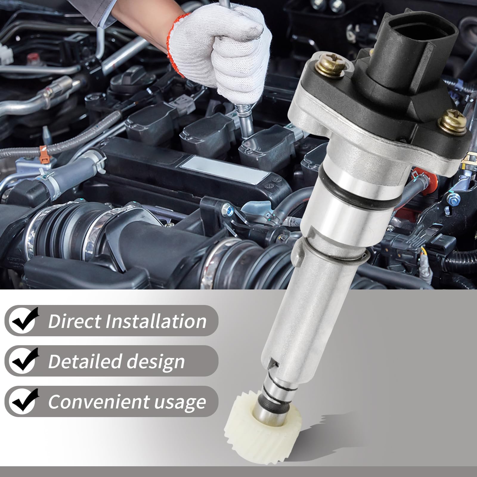 Saihisday VSS sensor installation step demonstrates correct fitment.