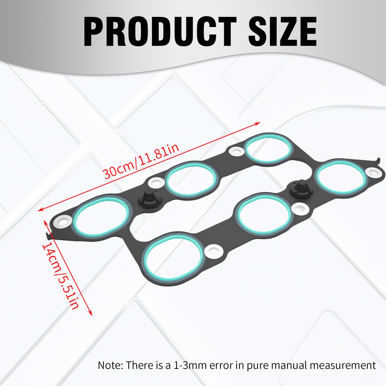 Saihishday gasket for GMC Acadia maintains manifold seal during acceleration.