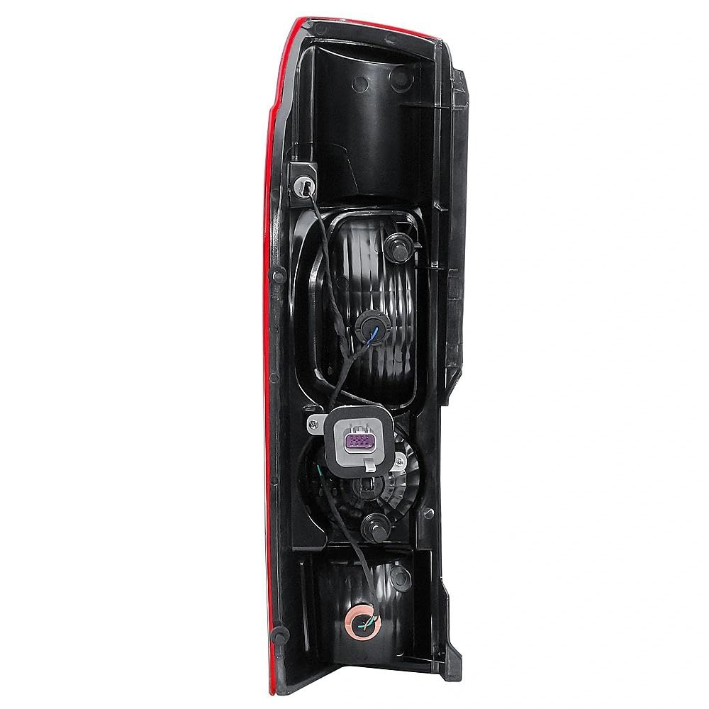 Close-up of SAILIN tail light showing precise ProMaster rear mounting