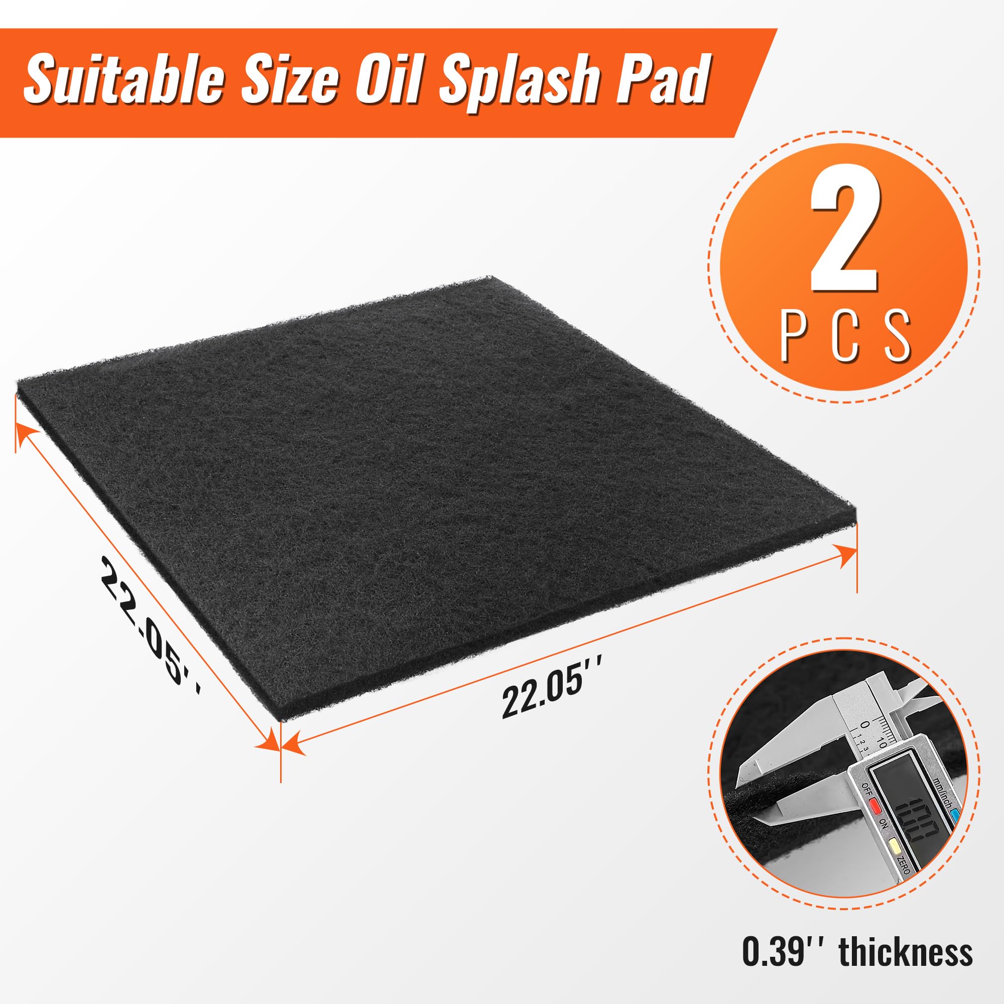 Saillong 2-pack oil drain splash pads for multiple jobs and vehicles.