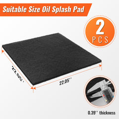 Saillong 2-pack oil drain splash pads for multiple jobs and vehicles.