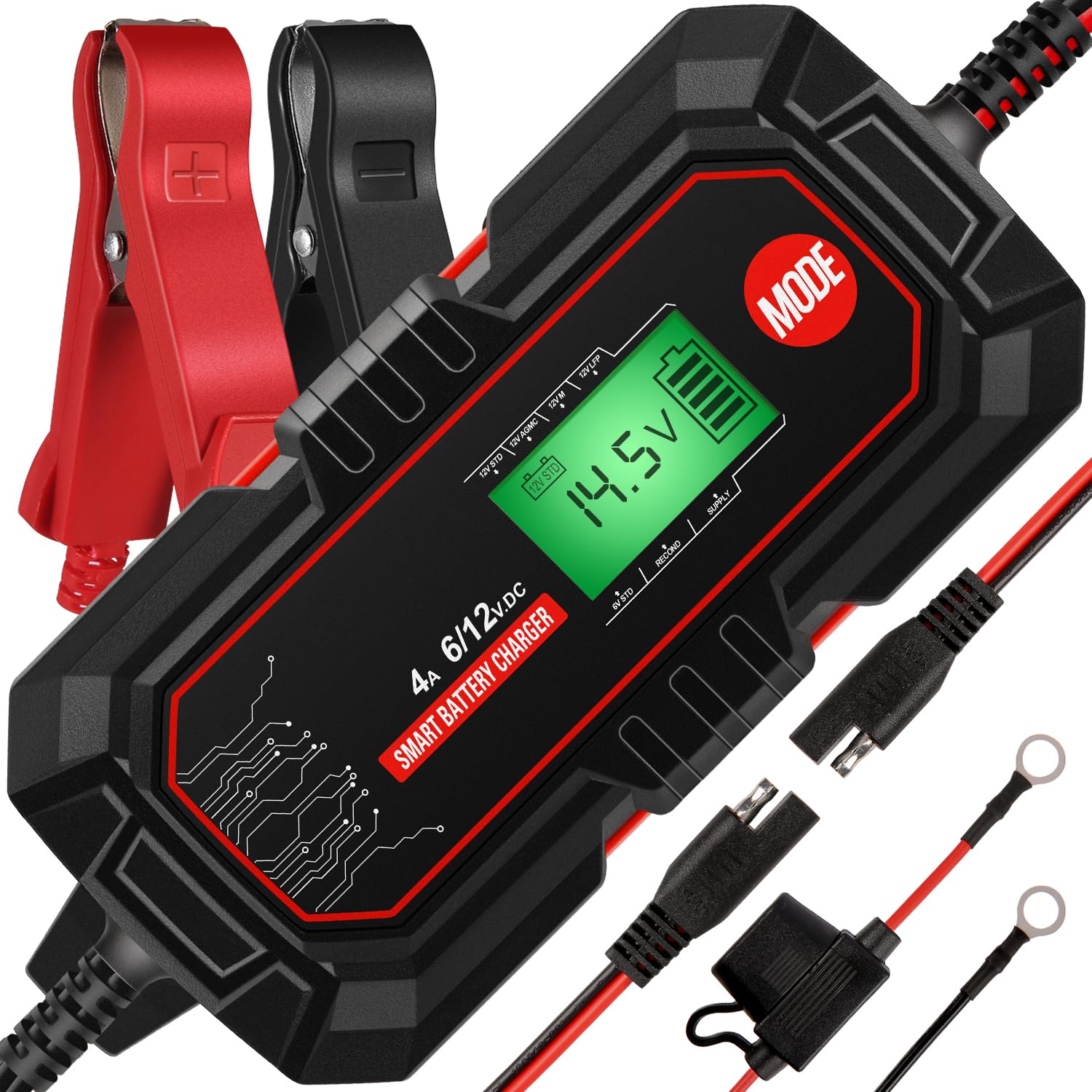 Sailnovo 4A charger front view, compact design for versatile charging
