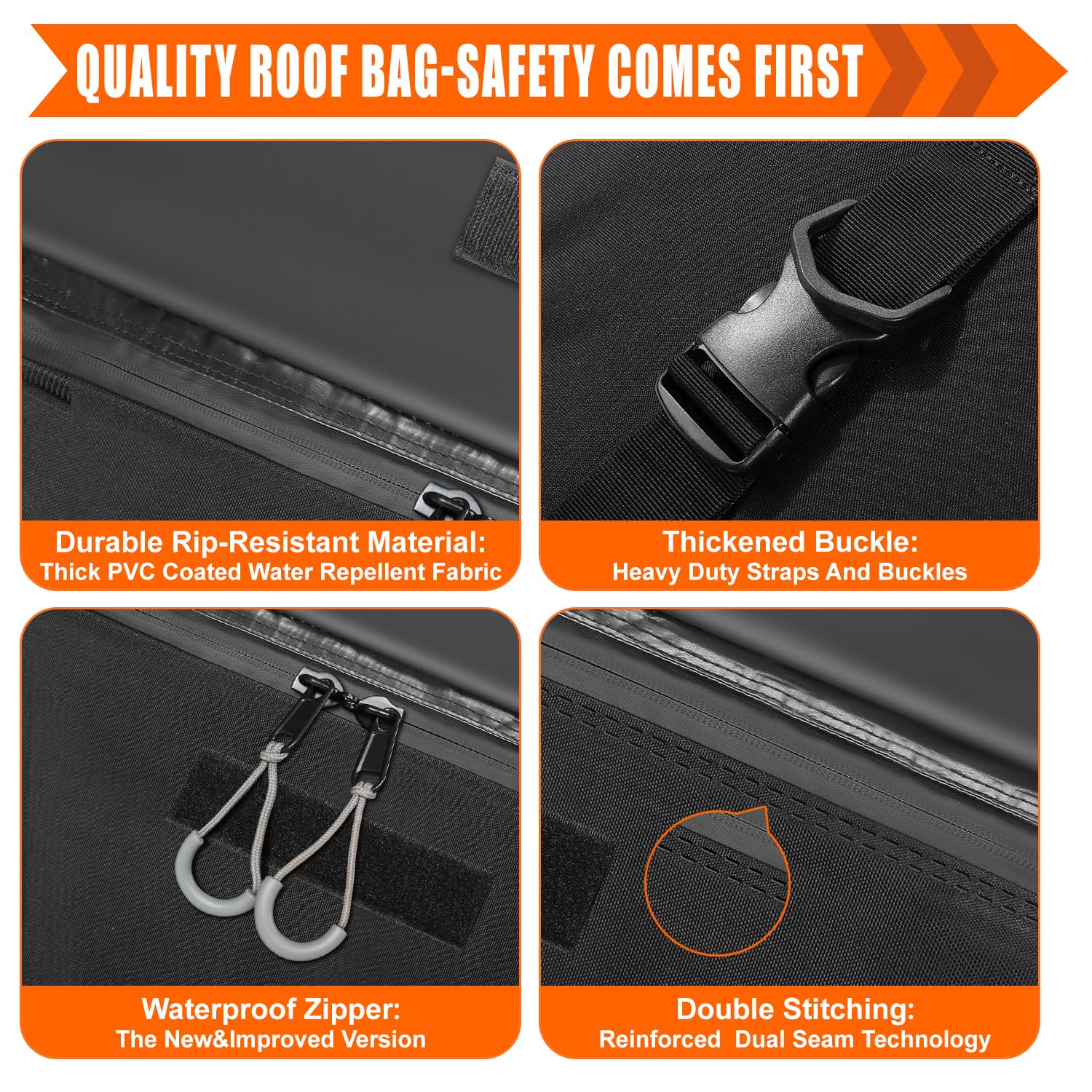 Sailnovo door hooks attached to roof racks for flexible setups