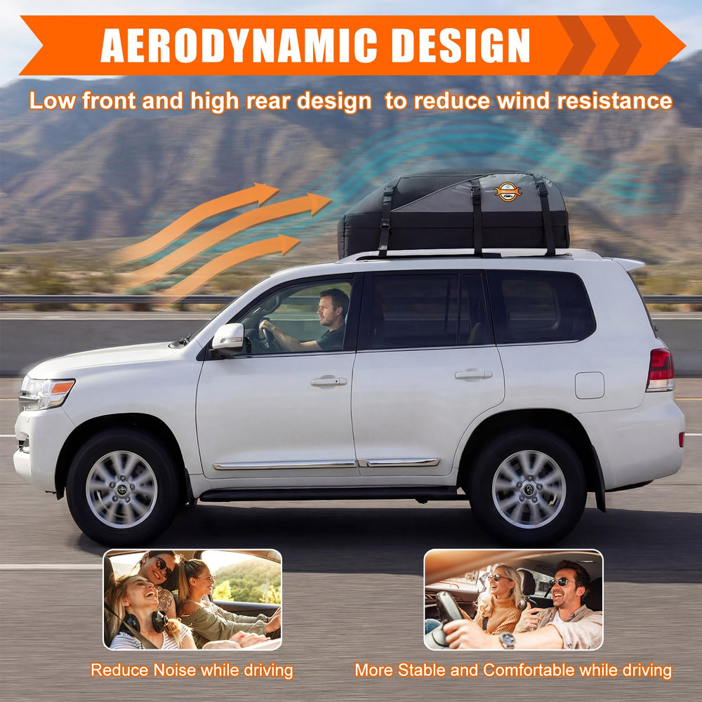 Sailnovo roof bag without rack compatibility shows versatile mounting options