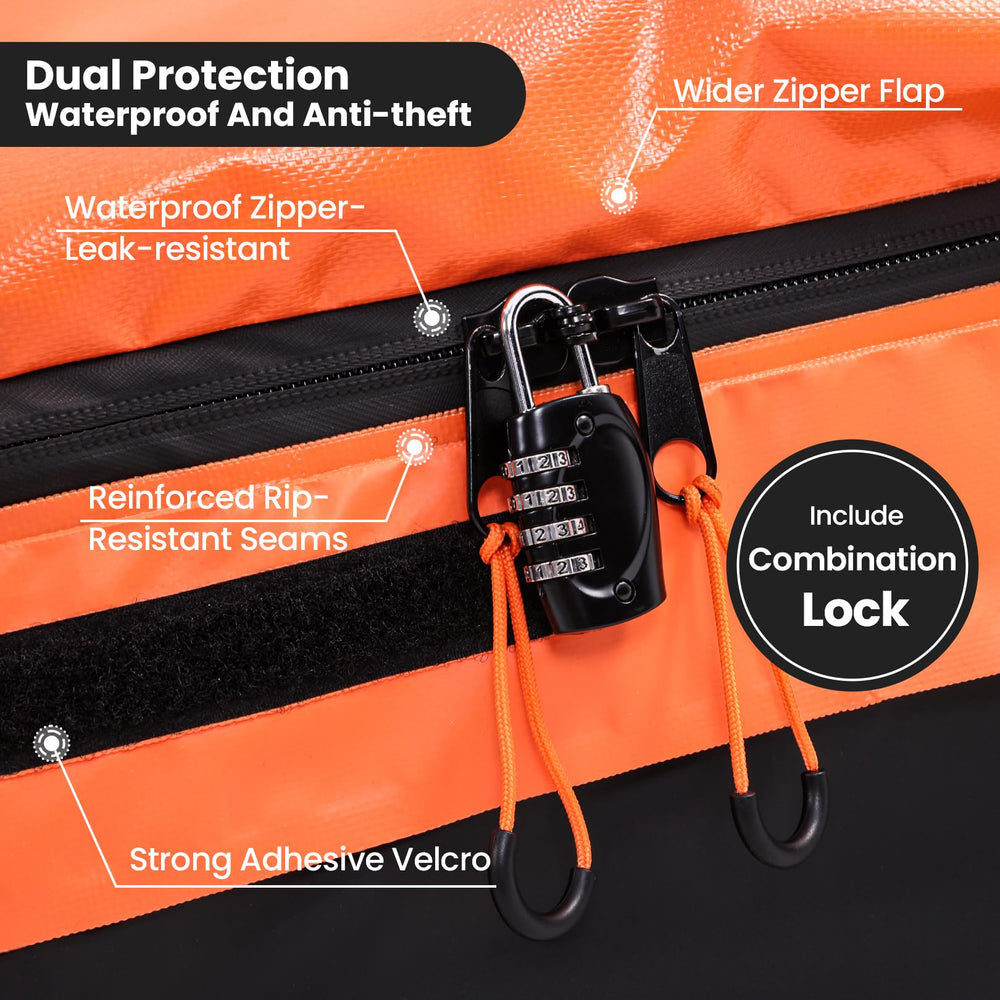Sailnovo secure design with reinforced straps keeps luggage steady on bumpy highways