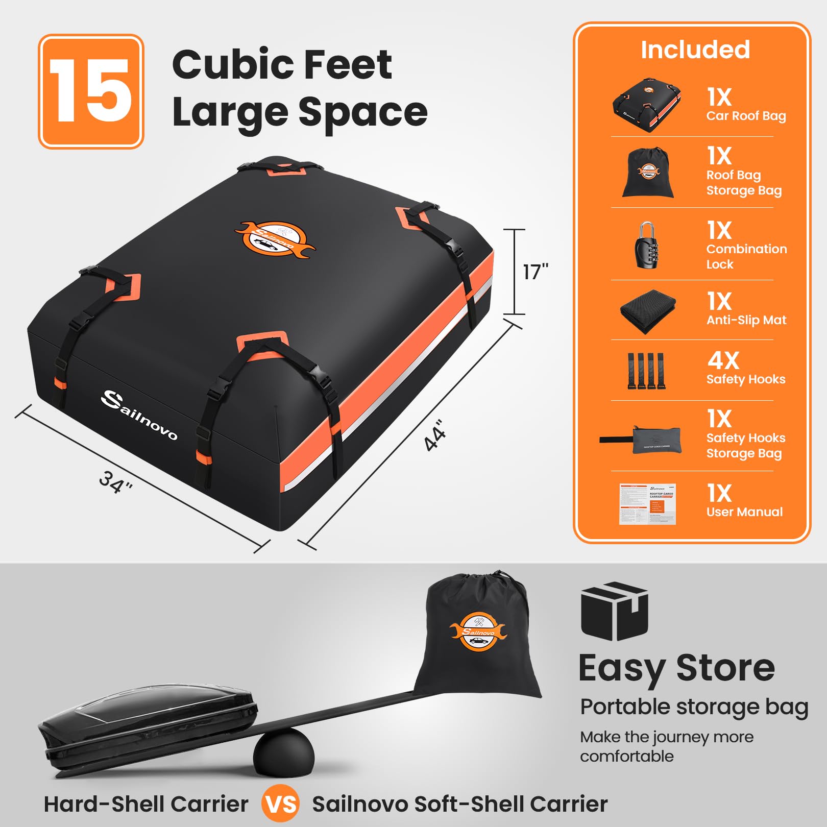 Sailnovo waterproof 1000D PVC material close-up protecting items from rain and dust