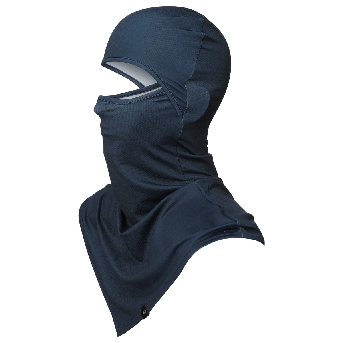 SAITAG balaclava with sun protection in royal blue for outdoor rides.