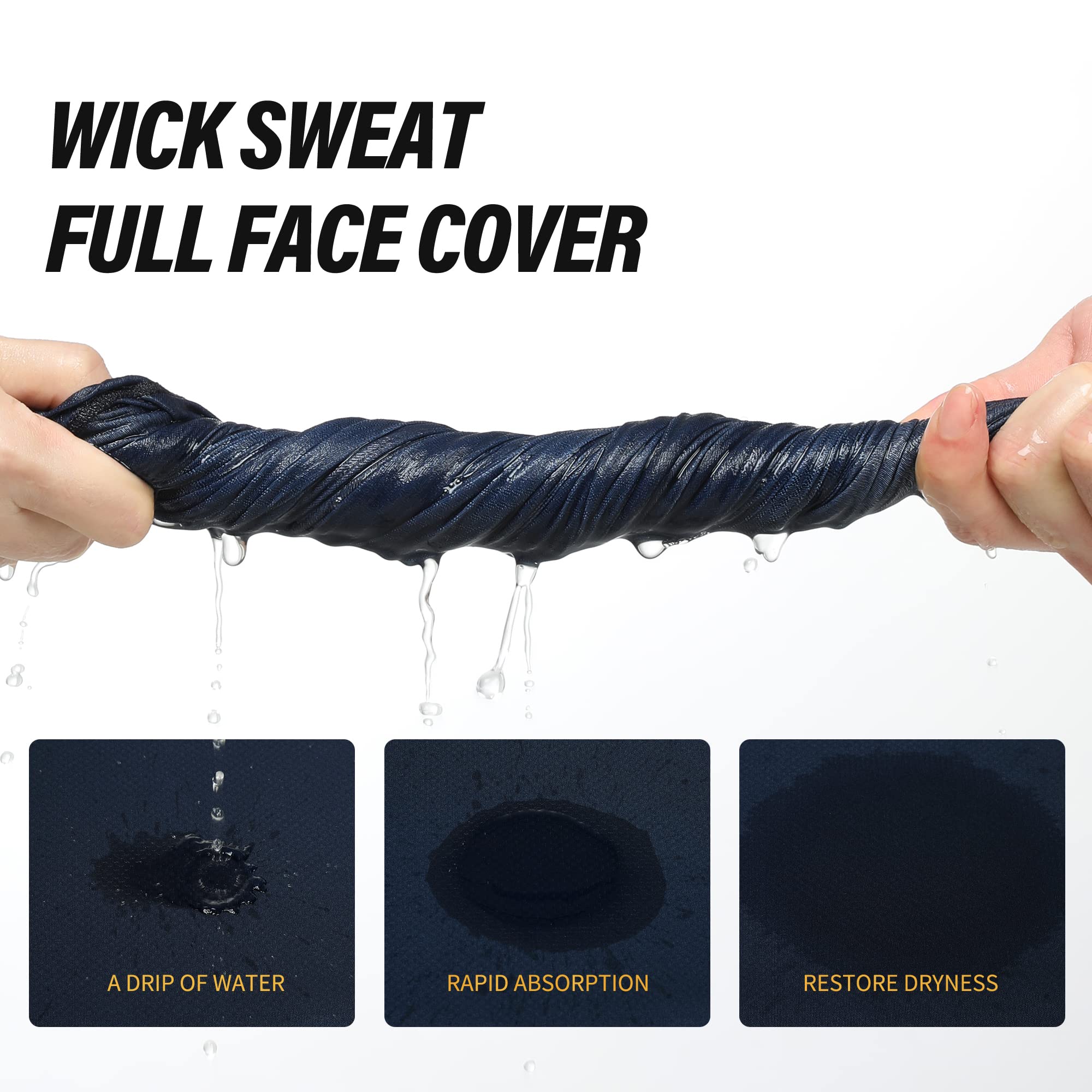 SAITAG long-neck design keeps neck shielded from sun.