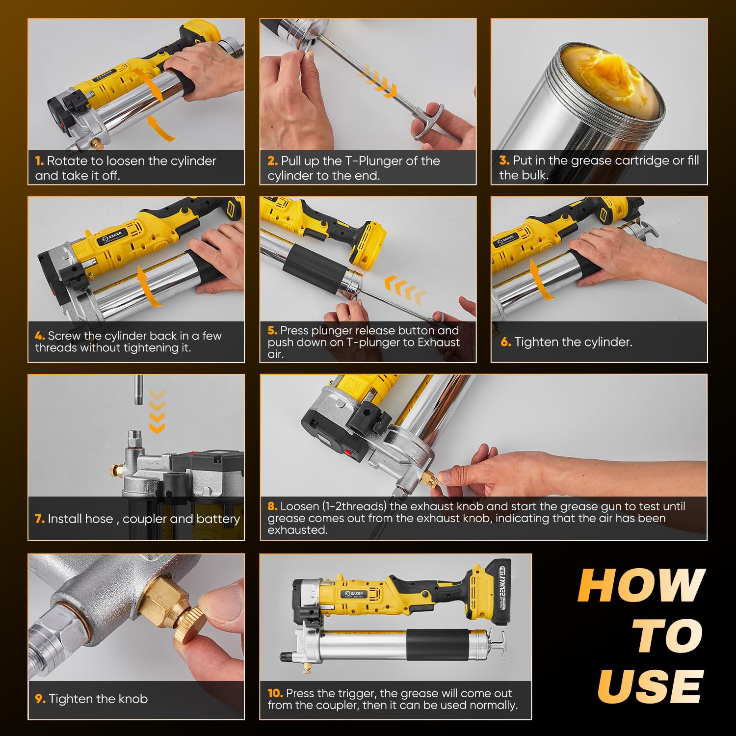 Saker ready-to-use setup supports quick start.