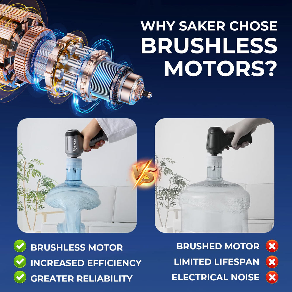 Saker HL107B 12000PA suction for tough dirt