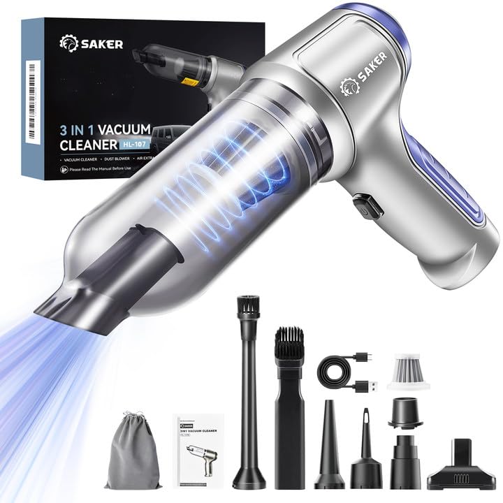 Saker HL107B attachments for versatile home and car cleaning