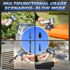 Saker HL132 HEPA and steel filter system for durable, reusable car cleaning.