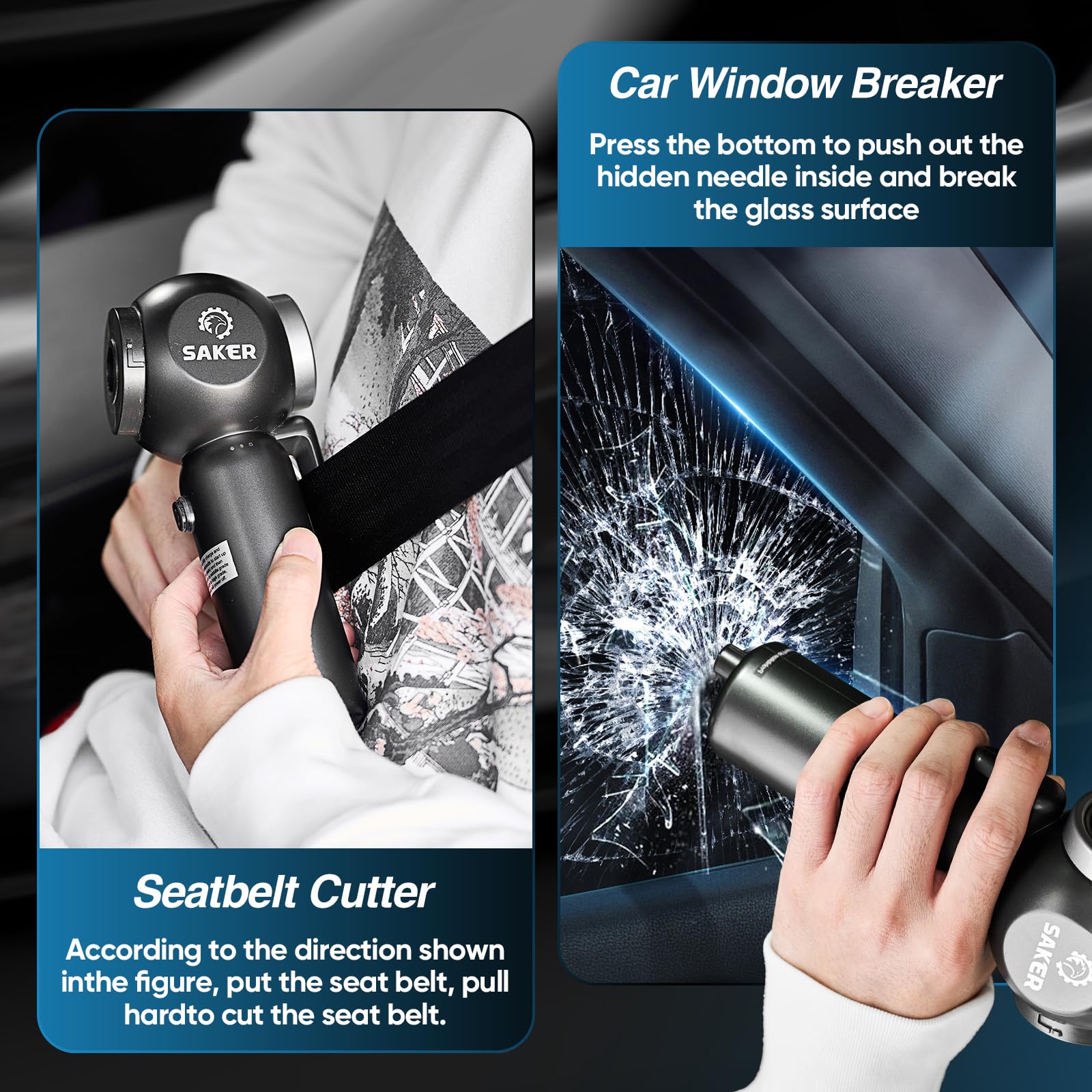 Saker SW102 20000Pa suction for thorough car interiors and small spills.