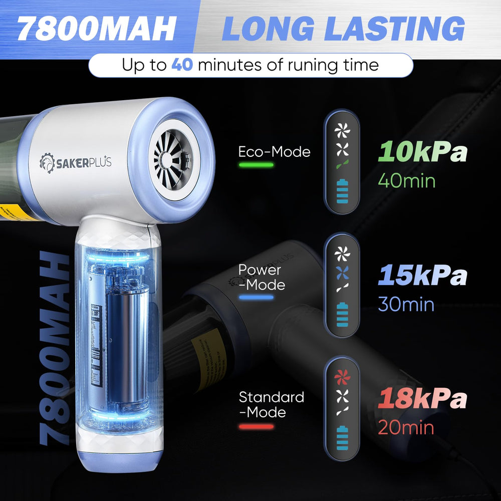 SakerPlus cordless vacuum shows compact design for on-the-go cleanups