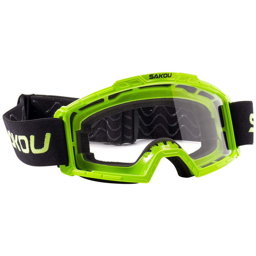 SAKOU anti-fog goggles emphasizing UV400 protection for outdoor use