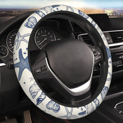 SAKTEPLE Sea Starfish Shells steering cover on wheel with stylish grip