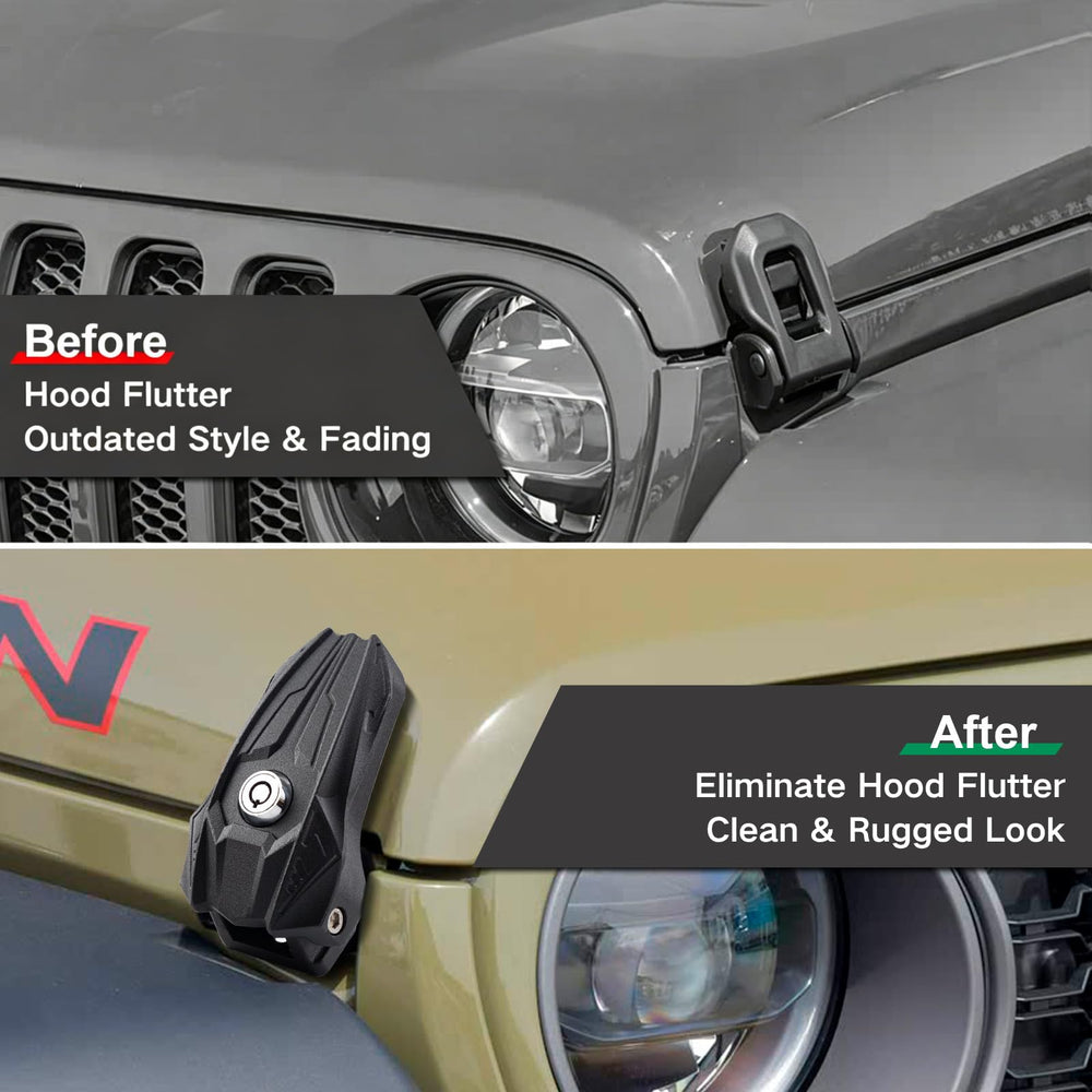 Salahii Jeep hood latch installation bolt-on process