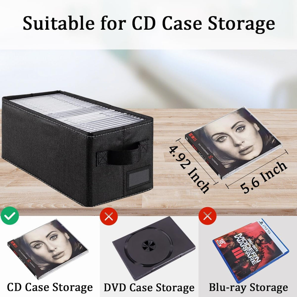 Salajory CD storage box closet organization use for papers, cards, socks.