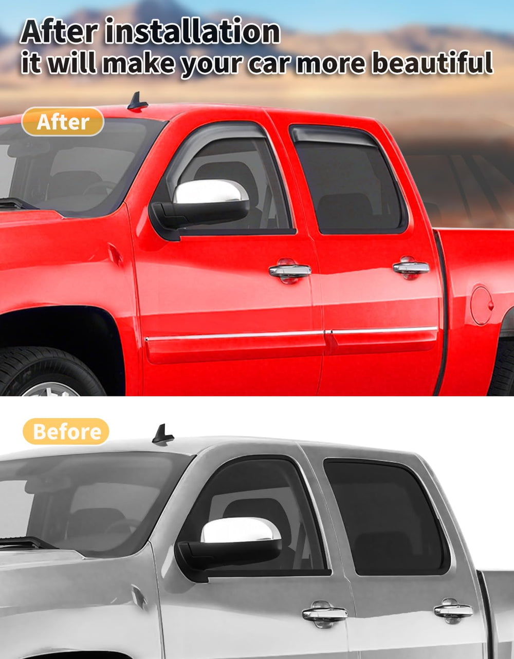 Easy install illustration indicates tool-free setup for quick mounting