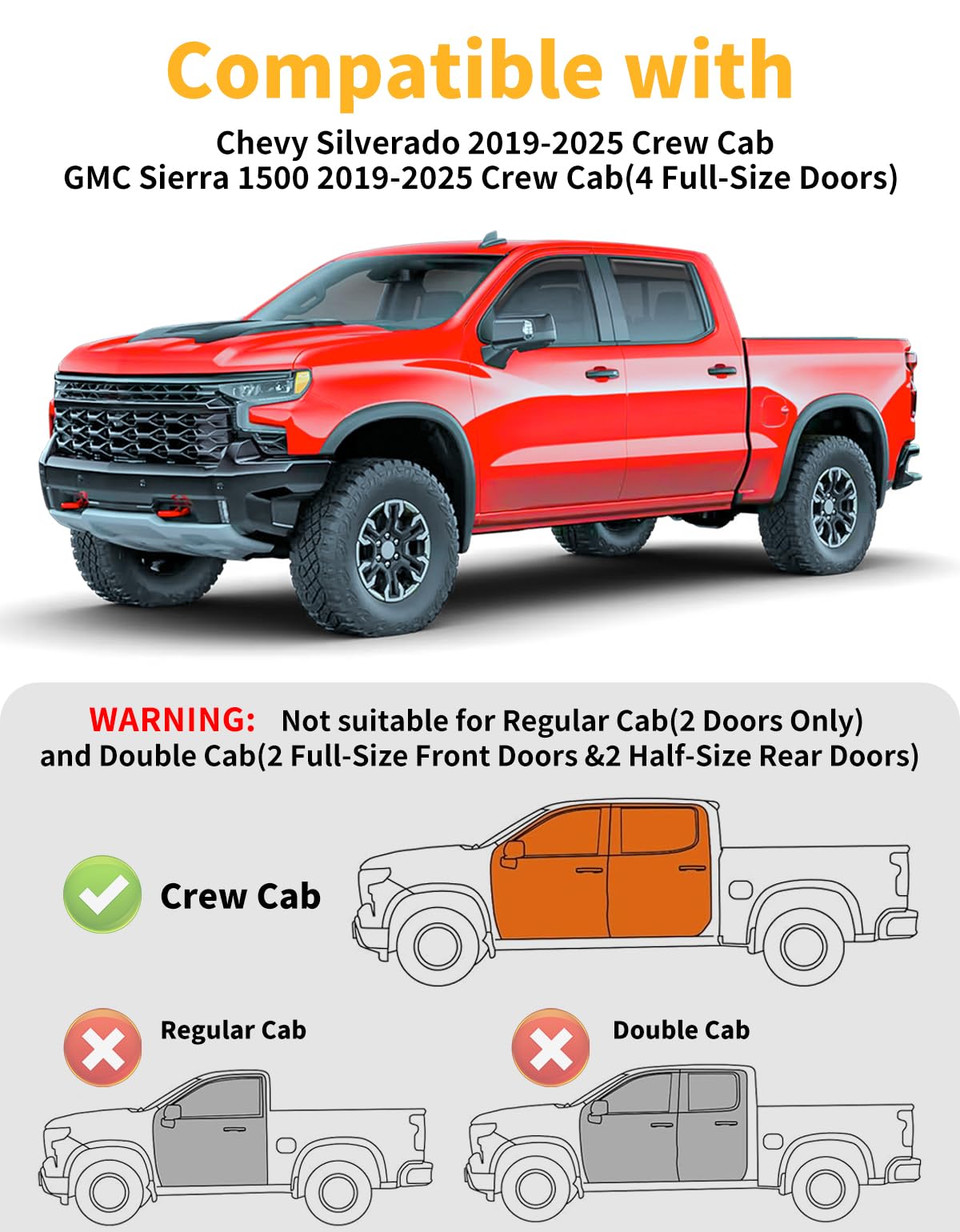 Saleago perfect-fit in-channel deflectors provide a clean, secure look