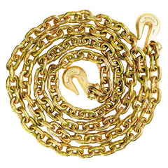 SALIFTFE 12k lb tow chain with hooks shows rugged construction for demanding hauling.