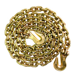 SALIFTFE g80 tow chain 3/8in 10ft with hooks for secure hauling