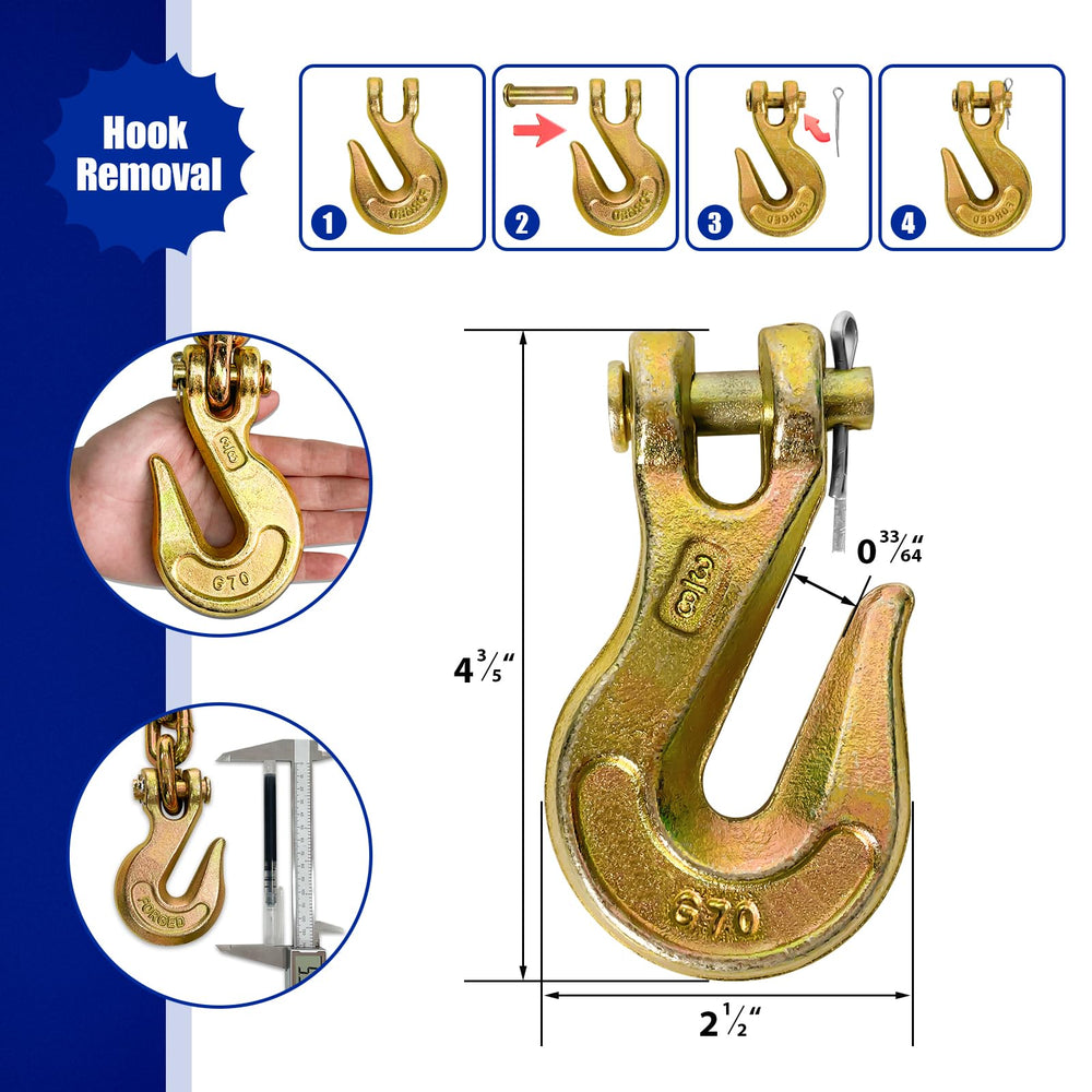 SALIFTFE heavy-duty chain 7,100 lbs WLL for demanding tasks