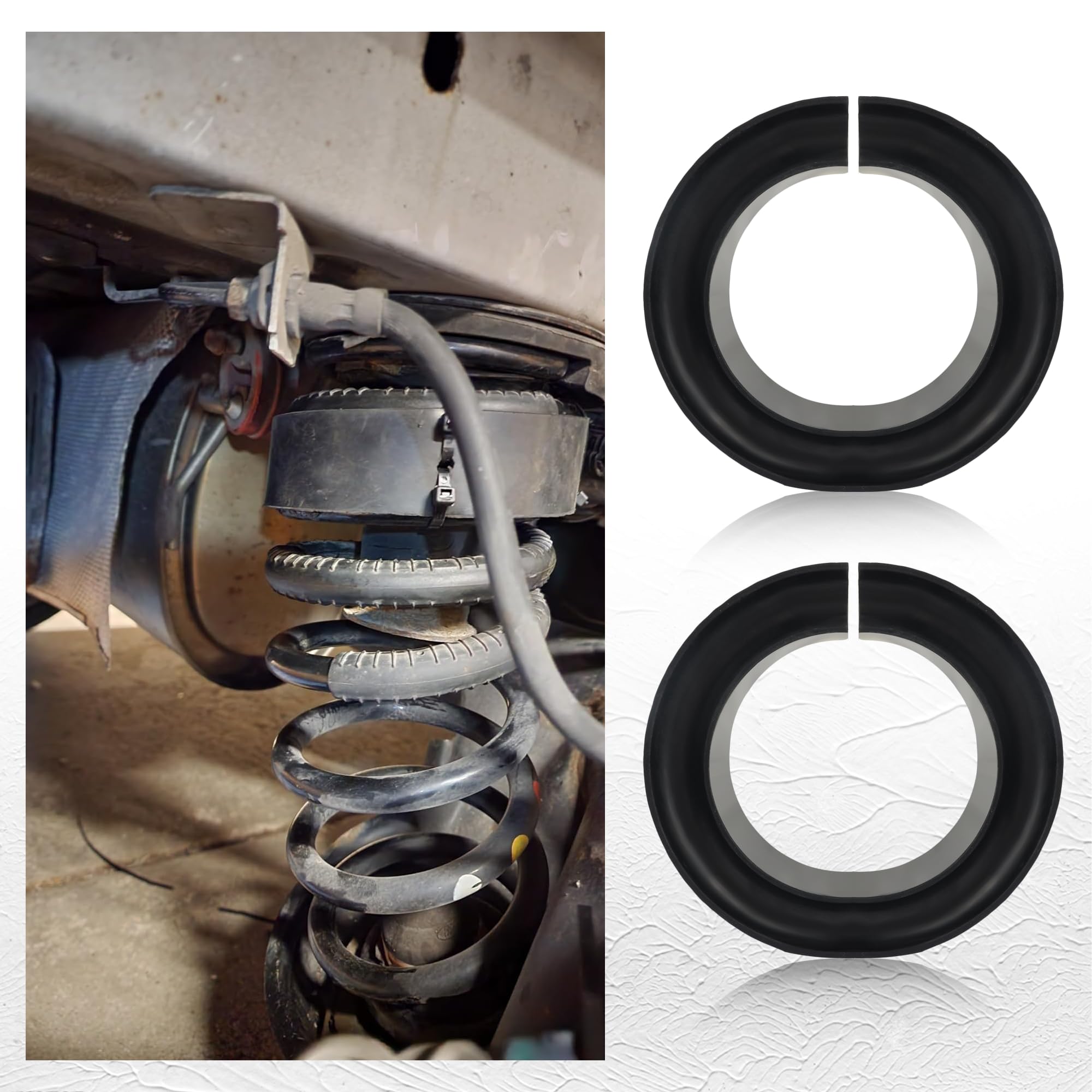 Salior coil spring spacer 5-5 inch during setup improves ride stability