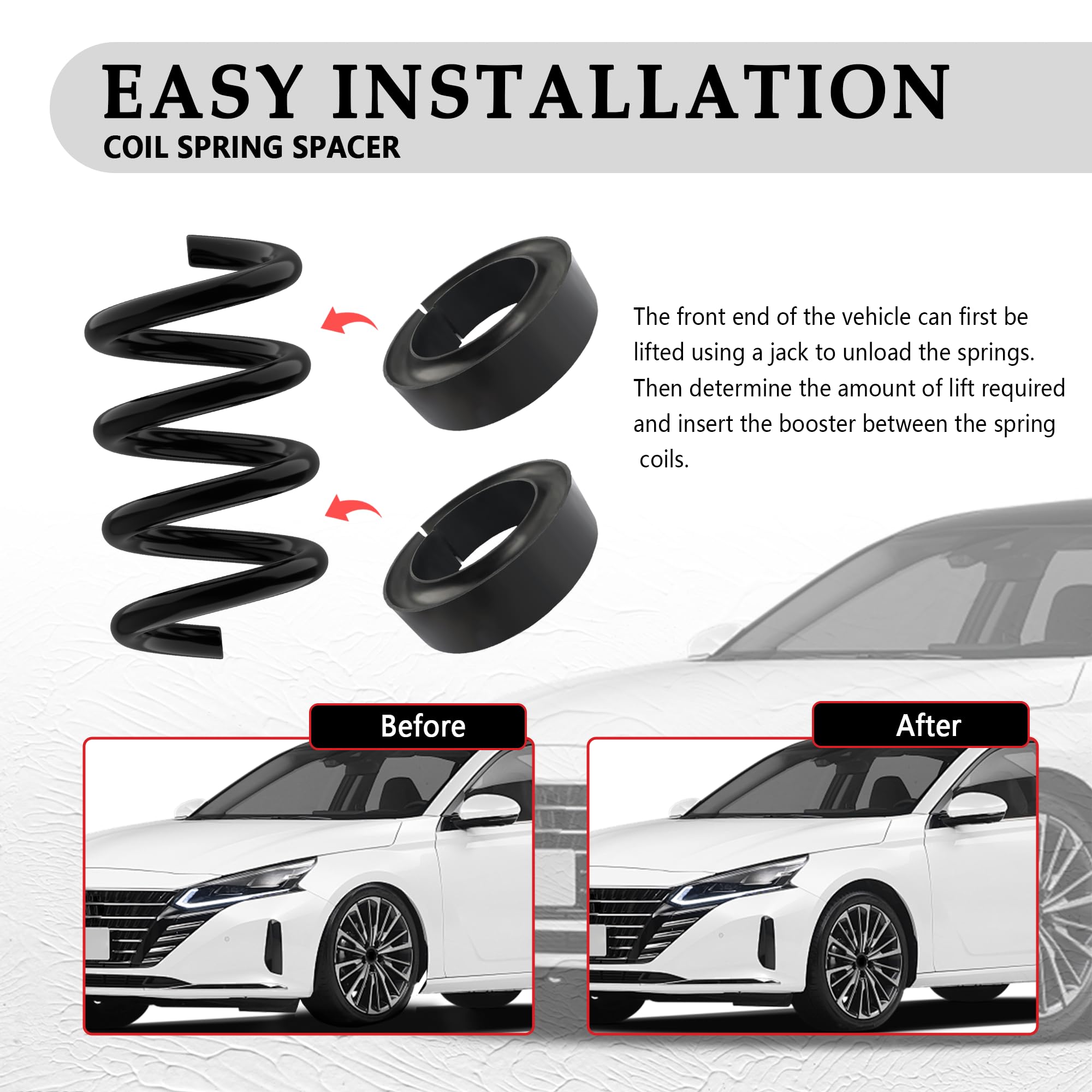Salior spacer reduces vibration and road noise for calmer drives