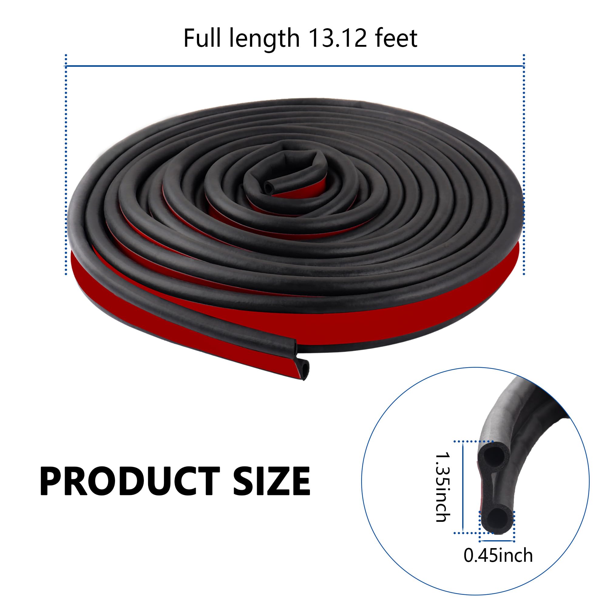Salior tailgate-seal adhesive-back demonstrates quick installation and secure fit.
