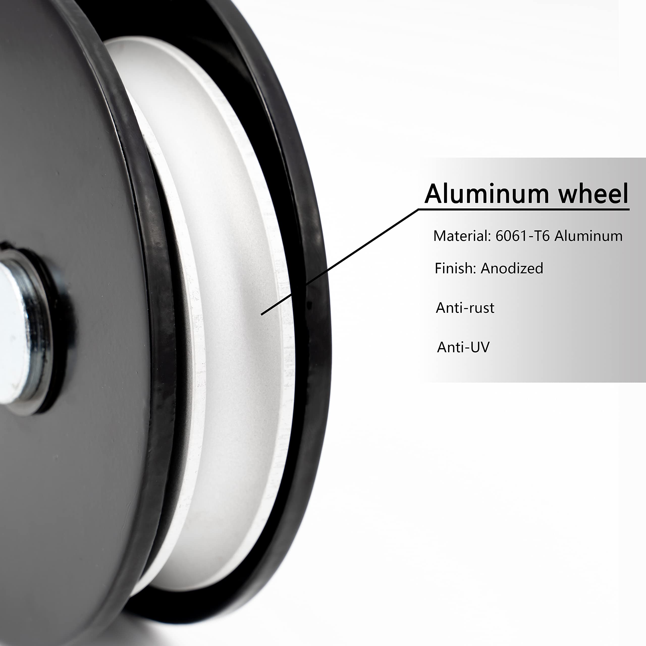 SALMAN snatch block side plates endure salt spray and rugged off-road conditions.