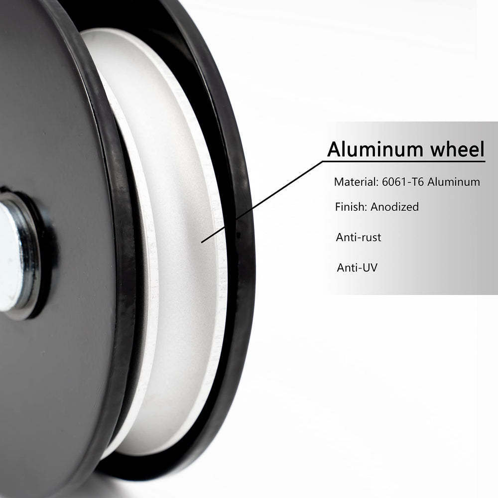 SALMAN snatch block side plates endure salt spray and rugged off-road conditions.