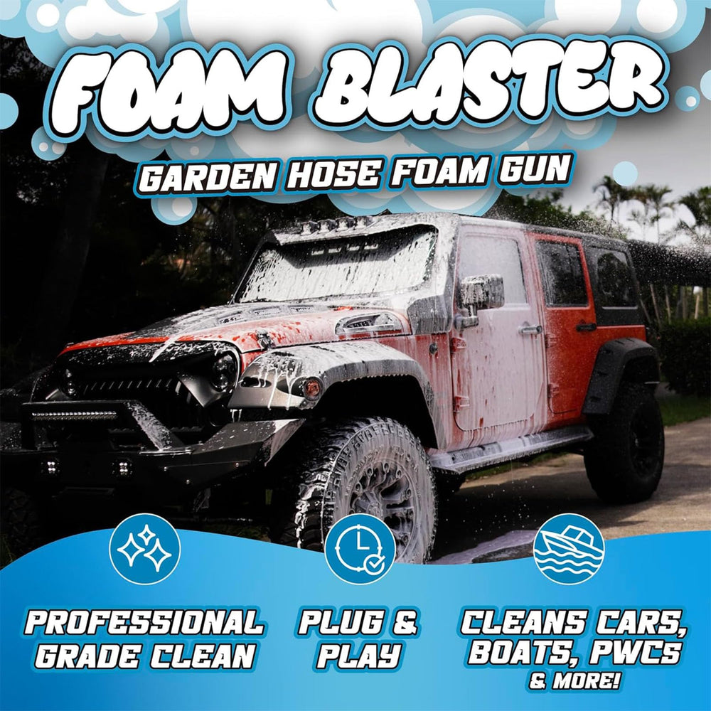 Scratch-free cleaning with Salty Captain Foam Cannon on boat surfaces