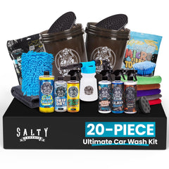 Salty Captain Mega 20-Piece Kit front view for professional at-home car detailing