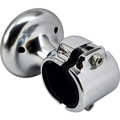 Close-up of Salty Reef Suicide Knob installed on helm for easy docking and trolling.