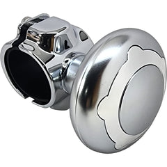 Salty Reef Suicide Knob on a steering wheel enables precise one-handed control while docking.