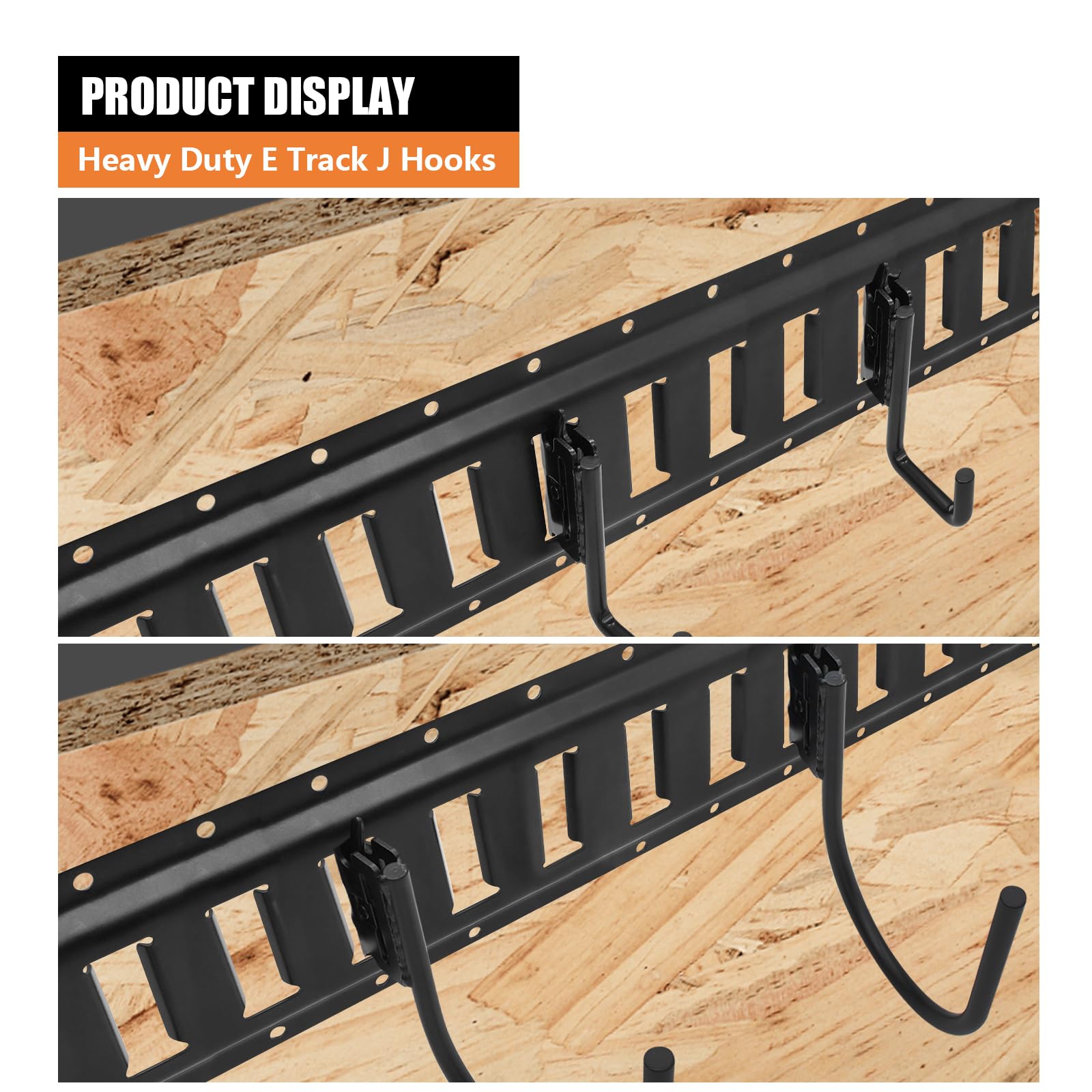 SALUINOKI 8Pack rugged black finish for durable trailer use.