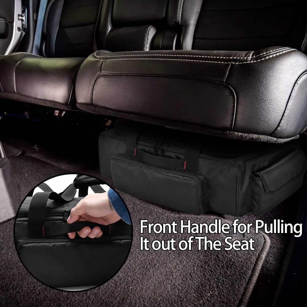 samdew underseat storage bag anti-slip bottom prevents sliding during driving