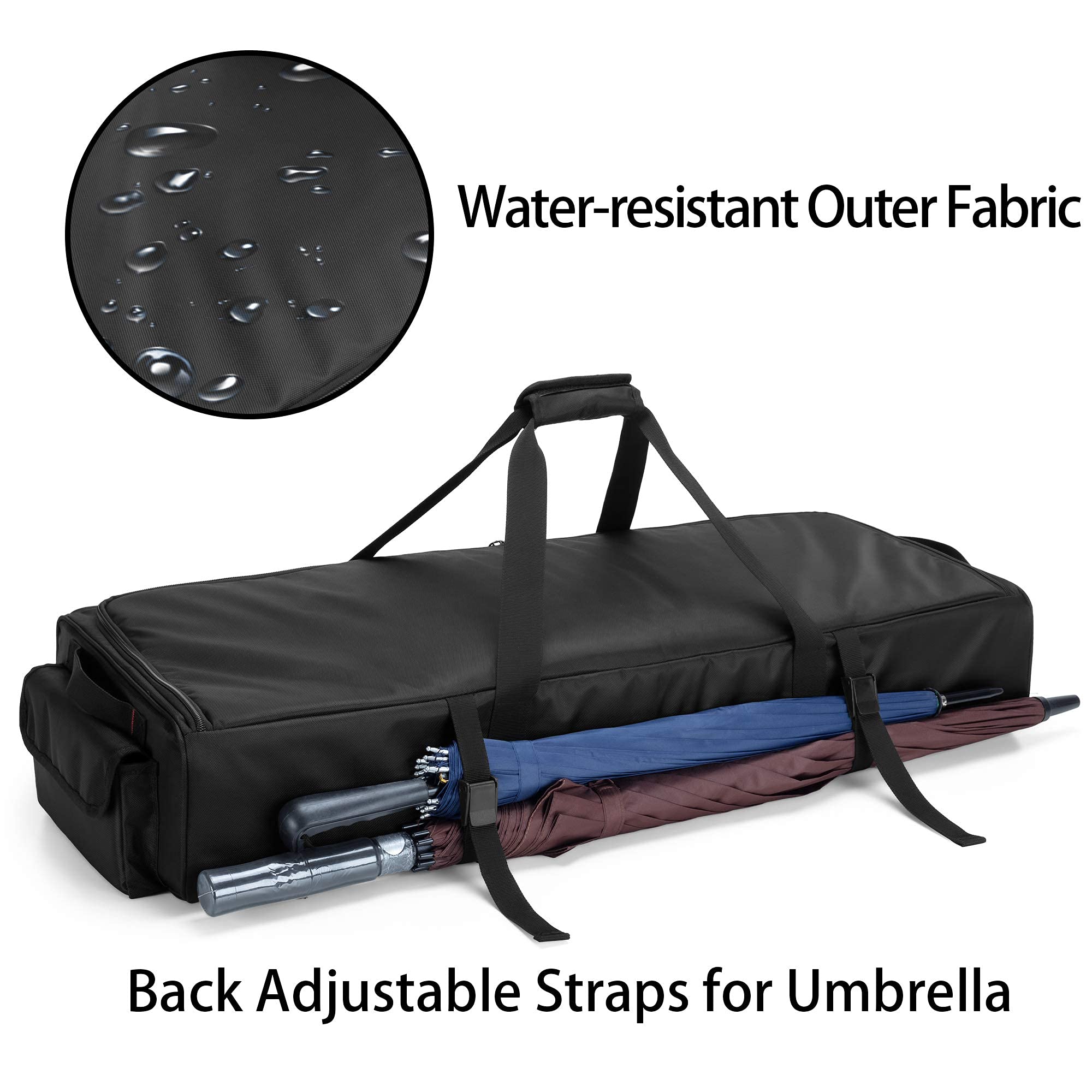samdew Underseat Storage Bag handles for easy transporting under seat