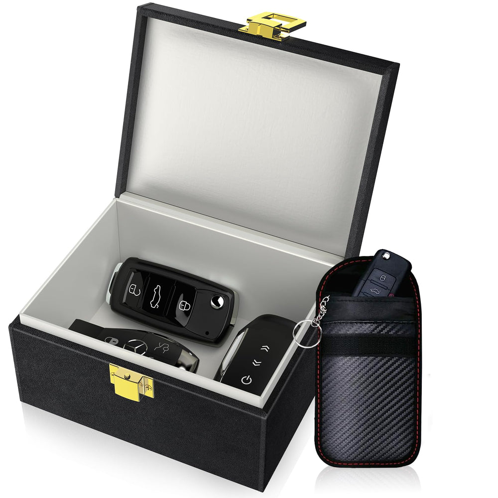 Samfolk Faraday Box outside view blocks key signals to deter theft