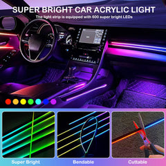 Dynamic chasing mode with multiple colors simulating flowing light