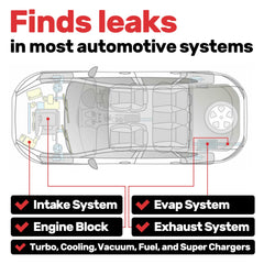 Samorillo EVAP testing using dense smoke improves leak detection across systems.