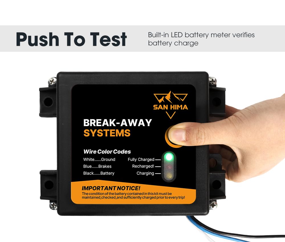 SanHima LED indicator displaying system charge status