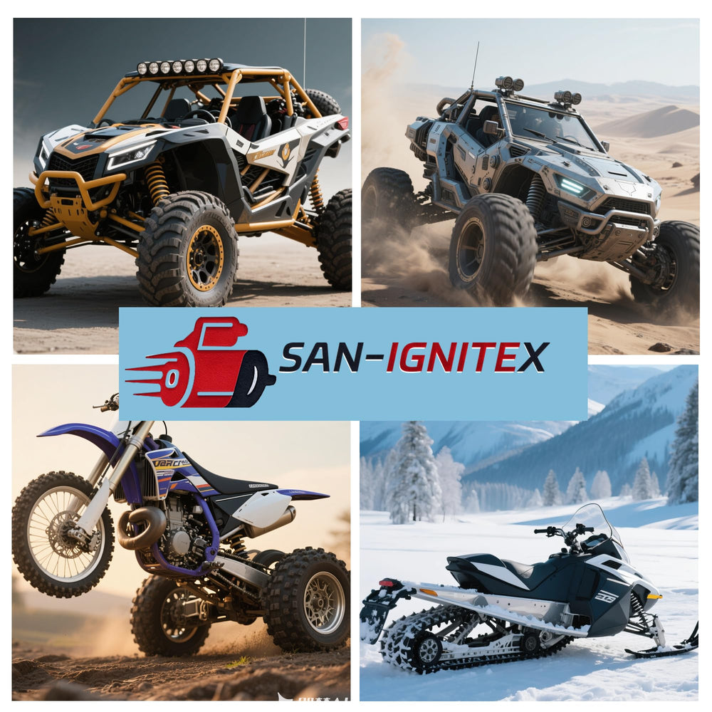 San-IgniteX 12V PMDC gear detail for strong starts.